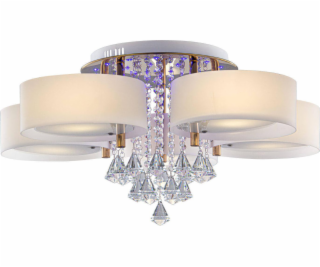 Mdeco Stropní lampa ELMDRS8006/5 TR GL MDECO glamour crys...