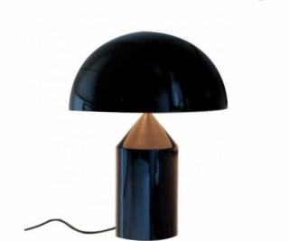 King Home Stolní lampa FUNGO, černá a zlatá - hliník