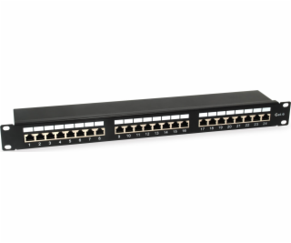 Equip Patchpanel Equip 24x RJ45 Cat6 19 FTP 1HE ISO/IEC č...