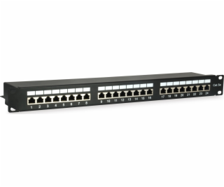 Equip Patchpanel Equip 24x RJ45 Cat5e 19 FTP 1HE černý