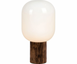Markslojd Stolní lampa Skene 108663, 1x40W, E27, dřevo/bílá
