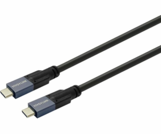 VivoLink Kabel USB-C na USB-C 7,5 m černý (PROUSBCMM7.5)