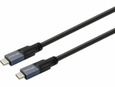 VivoLink Kabel USB-C na USB-C 7,5 m černý (PROUSBCMM7.5)