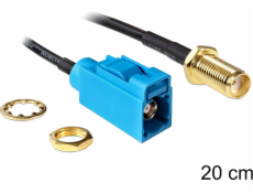 Delock Anténní kabel 0,2 m černý (88583)