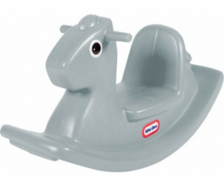 Little Tikes Houpací kůň šedý
