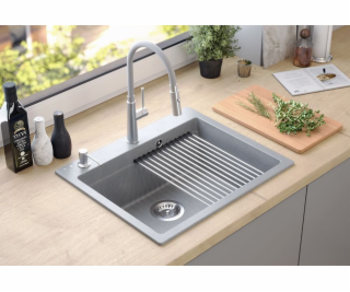 Steiner KURT 110 WORKSTATION GraniteQ dřez měkká taupe 1-...