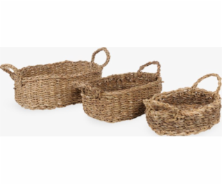 Giftdecor Dárkové dekorace Košíky z mořské trávy Oválné G...