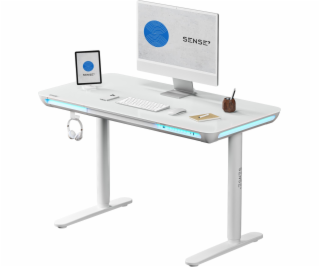 SENSE7 NOMO psací stůl bílý 120 cm x 60 cm
