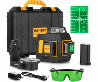 SMART365 3x360 rovinný laser, 40m, zelené dálkové ovládán...