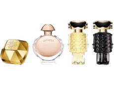 Paco Rabanne Paco Rabanne Miniaturní dárková sada Lady Million Eau de Parfum 5 ml + Olympea Eau de Parfum 6 ml + Fame Eau de Parfum 4 ml + Fame Parfum, 4 ml