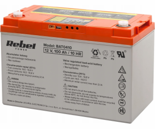 Rebel ML Deep Cycle gelová baterie s displejem 12V 100Ah