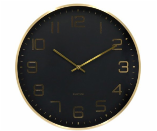 Karlsson Nástěnné hodiny ELEGANCE GLOW, O 40 cm
