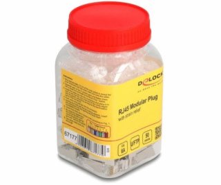 Delock RJ45 Modularer Stecker Cat.6A s Knickschutztülle