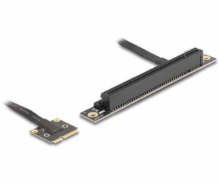 Delock Adaptér Mini PCIe Stecker zu PCIe 3.0 x16 Slot 90°