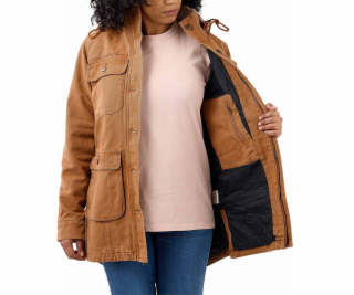 Carhartt Hnědý kabát Carhartt Weathered Duck