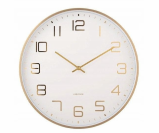 Karlsson Nástěnné hodiny ELEGANCE GLOW, O 40 cm