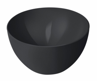 Miska, 450 ml, 12,5 cm, plastová, černá