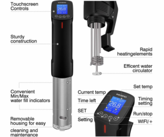 Příslušenství Inkbird Sous Vide ISV-100W, 41,91 cm