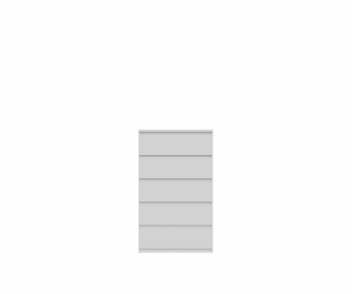 Komoda Domoletti CHLK45-U42, bílá, 42,2x77,2x128,1 cm