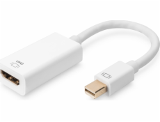 Digitus AV adaptér Adap Digitus Activ mini DPtoHDMI Typ A St/Bu, 0,2m