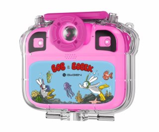Fotoaparát GoGEN BOB A BOBEK AQUA FOTO, růžový