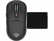 Myš Genesis ZIRCON 660 ČERNÁ (NMG-2191) + podložka pod myš Genesis Polon 200 L (NPG-1932) ZDARMA