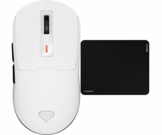 Myš Genesis ZIRCON 660 BÍLÁ (NMG-2192) + podložka pod myš...