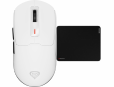 Myš Genesis ZIRCON 660 BÍLÁ (NMG-2192) + podložka pod myš Genesis Polon 200 L (NPG-1932) ZDARMA