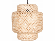 Bambusové tkané stropní svítidlo, O 30 cm