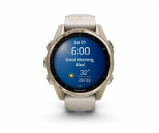 Garmin fenix® 8 – 43 mm, AMOLED, Sapphire, Soft Gold / Fo...