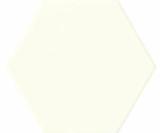 TUBADZIN Keramické obklady Burano White Hex, 11 x 12,5 cm