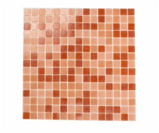 Skleněná mozaika BTS A82 hnědá, 32,7 x 32,7 cm