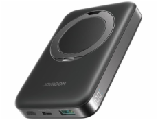 Joyroom JR-PBM12 22,5W magnetická bezdrátová powerbanka s držákem (černá)