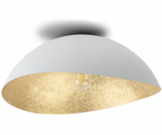 Sigma Stropní svítidlo Solaris M 40612 1x60W E27 bílá/zlatá