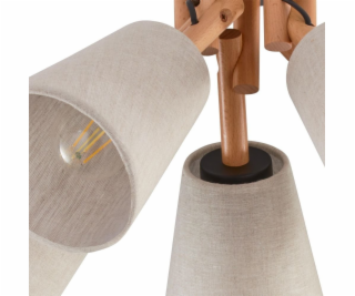 TK Lighting Stropní svítidlo Vaio 575 5x15W E27 černé/dře...