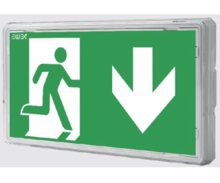 AWEX EXIT S LED IP65 1W 1h víceúčelové PT bílé svítidlo