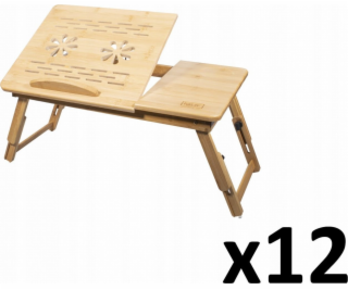 Leobert Bambusový stolek na notebook M x 12