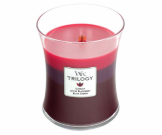 Svíčka Trilogy WoodWick, Letní bobule, 275 g