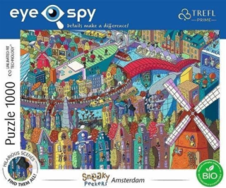Trefl Puzzle 1000 Eye-Spy Sneaky Peekers Amsterdam TREFL