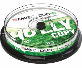 EMTEC DVD-R Classic [Cakebox 10 ks | 4.7GB | 16x]
