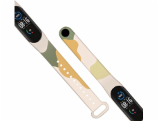 Hurtel Strap Moro náramek pro Xiaomi Mi Band 6 / Mi Band 5 silikonový řemínek Camo Watch náramek (10)