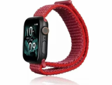 Beline Nylonový remienok chytrých hodiniek pre Apple Watch 38/40/41 mm červený/červený