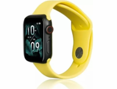 Beline silikónový remienok pre chytré hodinky pre Apple Watch 42/44/45/49 mm žltý/žltý