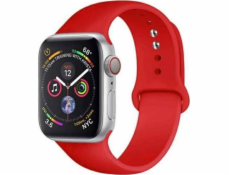 Beline Beline Apple Watch Silikónový remienok 42/44/45mm červenej farby