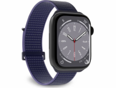 Puro PURO Nylonový sportovní řemínek Apple Watch 4/5/6/7/SE/8/Ultra 44/45/49 mm (námořnická modř)