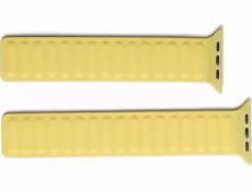 Beline Beline Apple Watch Magnetický pásik 42/44/45/49 mm žltý/žltý