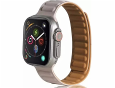 Beline Beline Apple Watch Magnetický pásik 42/44/45/49 mm khaki