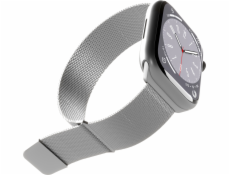 Magnetický pásek Puro Puro Milanese – řemínek z nerezové oceli pro Apple Watch 38/40/41 mm (stříbrný)