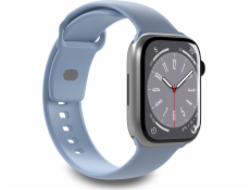 Puro Řemínek PURO ICON pro Apple Watch 4/5/6/7/SE/8/Ultra 44/45/49 mm (S/M a M/L) (pudrově modrý)