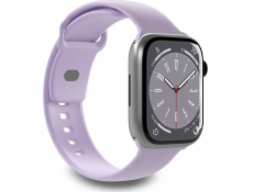 Puro Řemínek PURO ICON pro Apple Watch 4/5/6/7/SE/8/Ultra 44/45/49mm (S/M a M/L) (Tech Lavender)